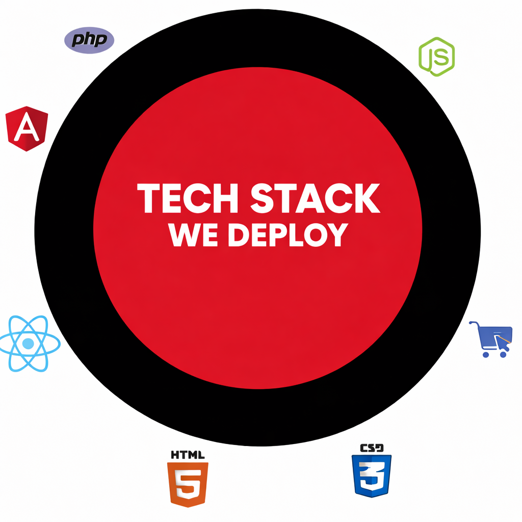 showcasing the web development tech stack at proximaa solution